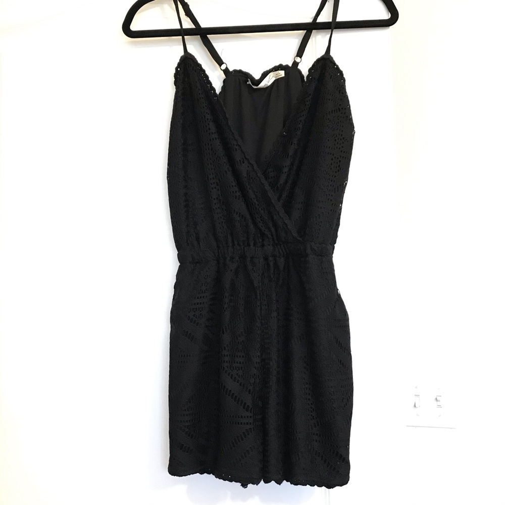 Black Liberty Love romper
